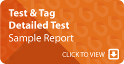 Test and Tag Detailed Test Sample Report